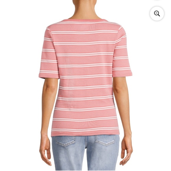 NWOT Time and Tru Women's Elbow-Length Sleeve T-Shirt - Picture 2 of 8